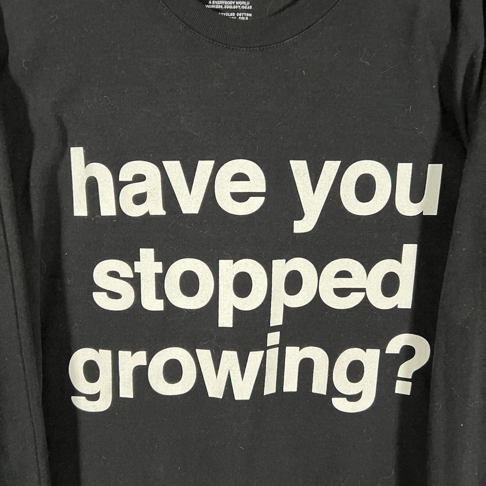 Everybody World Andre 3000 Shirt Mens Large Black Have You Stopped Growing Tee View 3